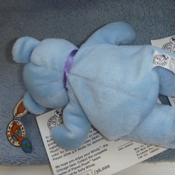 2 Planet Plush collectible plush bears (original releases) - Picture 7 of 8